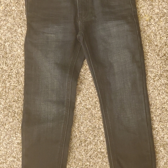 Bundle Only Boy’s Next 82 Dark Blue Denim Jeans Skinny with green edges, Sz 5Yrs - Picture 1 of 12